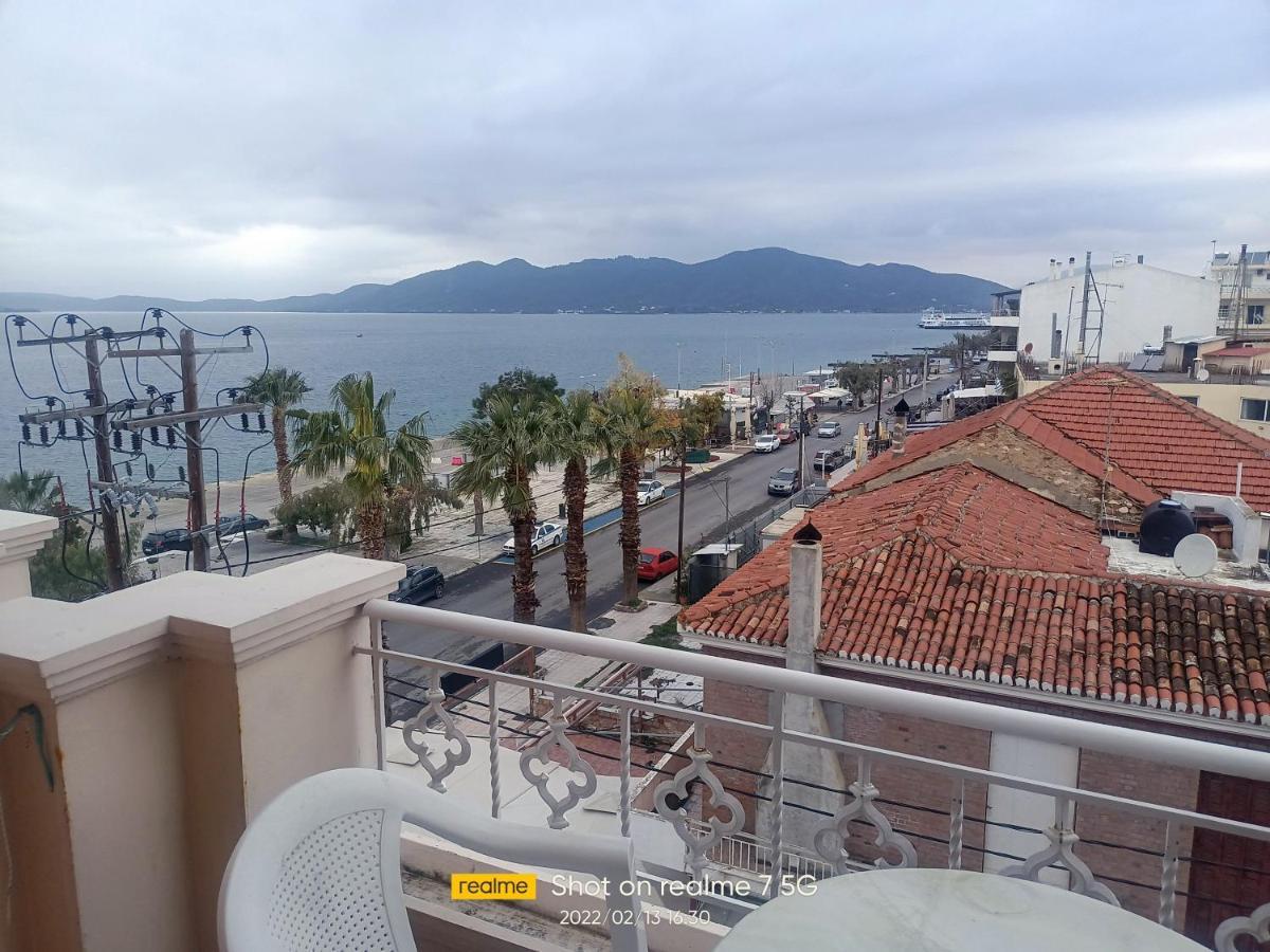 Palatino Hotell Loutrá Edipsoú Eksteriør bilde
